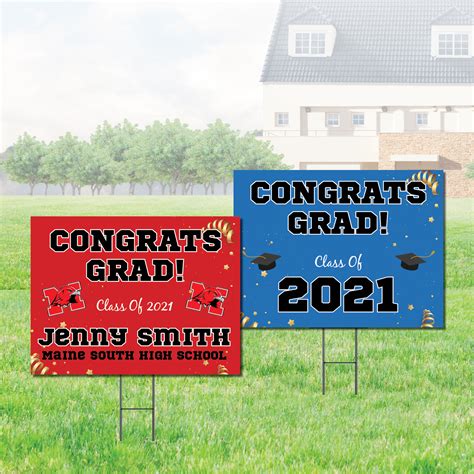 Graduation Lawn Signs Copysetprinting Printing In Des Plaines