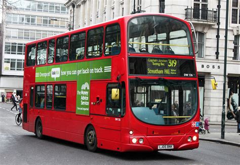 London Bus Routes Route 319 Sloane Square Streatham Hill Telford