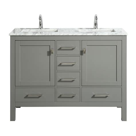 Choose from a wide selection of great styles and finishes. Eviva London 48" X 18" Transitional Gray bathroom vanity ...