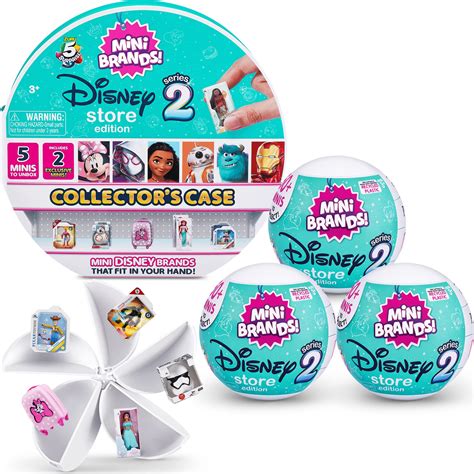 Buy 5 Surprise Disney Mini Brands Series 2 Collectors Kit By Zuru 3 S