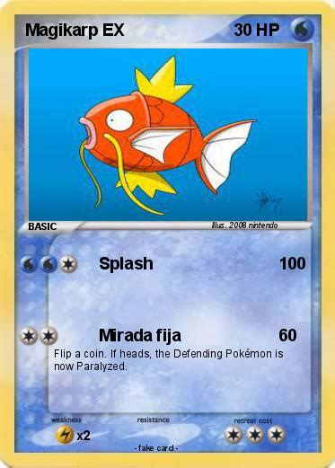 Pokémon Magikarp Ex 27 27 Splash My Pokemon Card