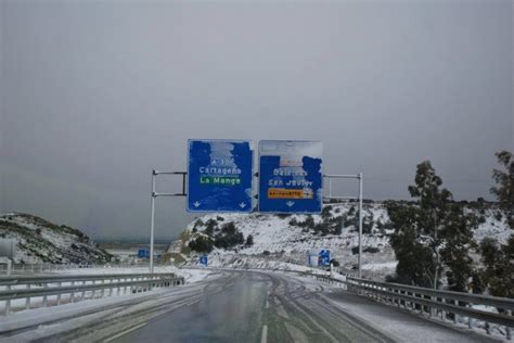 Murcia Today Snow Spreads Across Murcia From The Coast