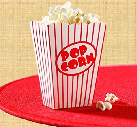 Movie Night Popcorn Boxes For Party 20 Pack Paper Popcorn Bucket