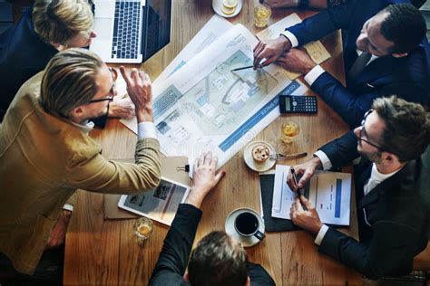 business people meeting data analysis graph planning concept stock image image of group