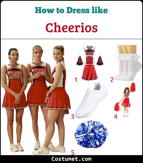 Cheerios Glee Costume For Cosplay And Halloween