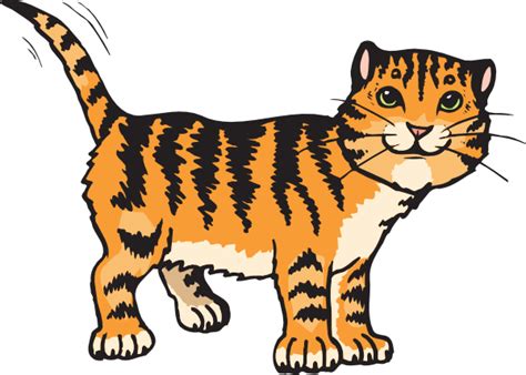 Tiger Cat Clip Art At Clker Com Vector Clip Art Online Royalty Free