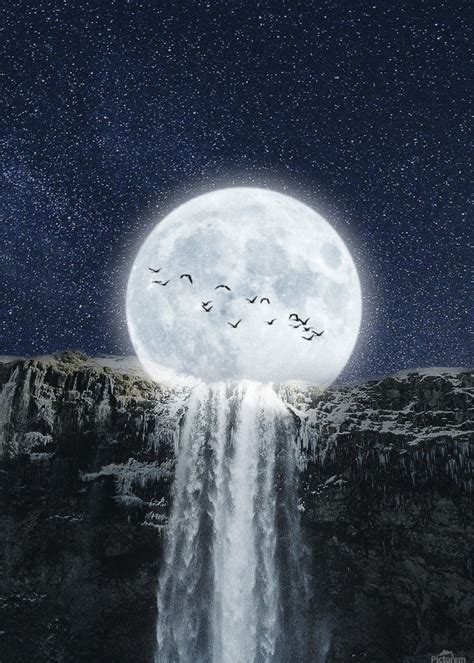 Moonlight And Waterfalls Enchanting Ballet An Eternal Serenade