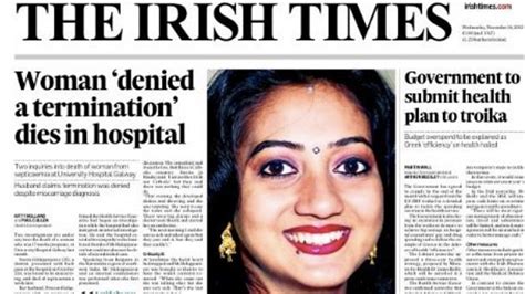 When a woman's life is in danger when a woman's physical health is in danger. Irish abortion debate after woman's death resonates in U.S ...