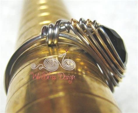 Wire Jewelry Tutorial Caged Herringbone Woven Bead With Free Two Tone