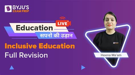 Ugc Net 2021 Inclusive Education Full Revision Education Heena