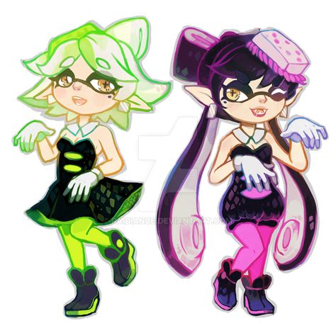 Squid Sisters By Raidiance On Deviantart