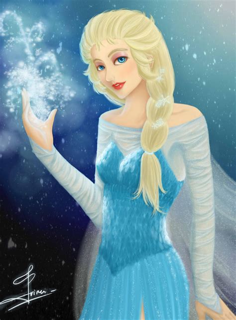 Queen Elsa By Rinyonyonyo On Deviantart