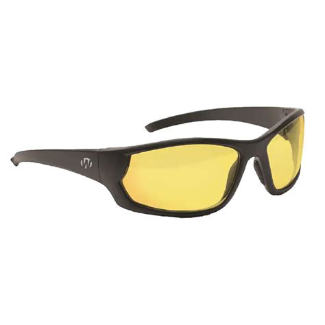 walkers ikon carbine shooting glasses black frame amber lenses corlane sporting goods ltd