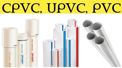 Differences Between Pvc Cpvc Upvc Pipe Youtube