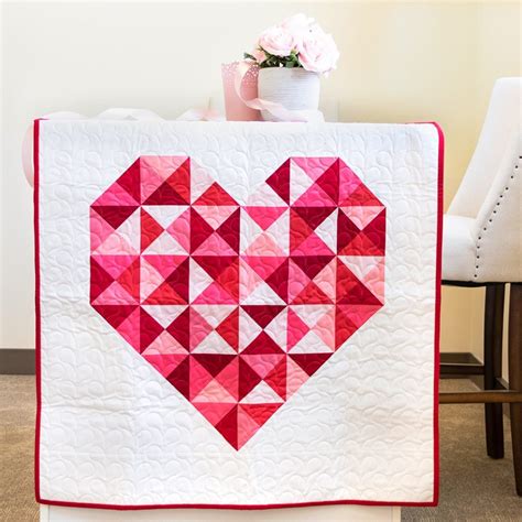 Free Patchwork Hearts Quilt Block Patterns To Make Love