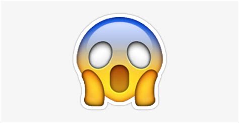 Surprised Emoji Shocked Scared Emoji Sticker Gasping Emoji 375x360