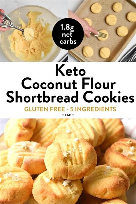 The Keto Coconut Flour Shortbread Cookies Are Ready To Be Eaten