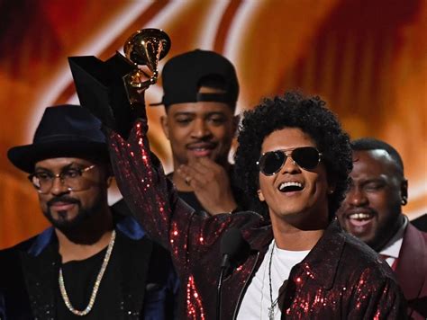 Bruno Mars 24k Magic Wins Album Of Year Grammy Inquirer Entertainment