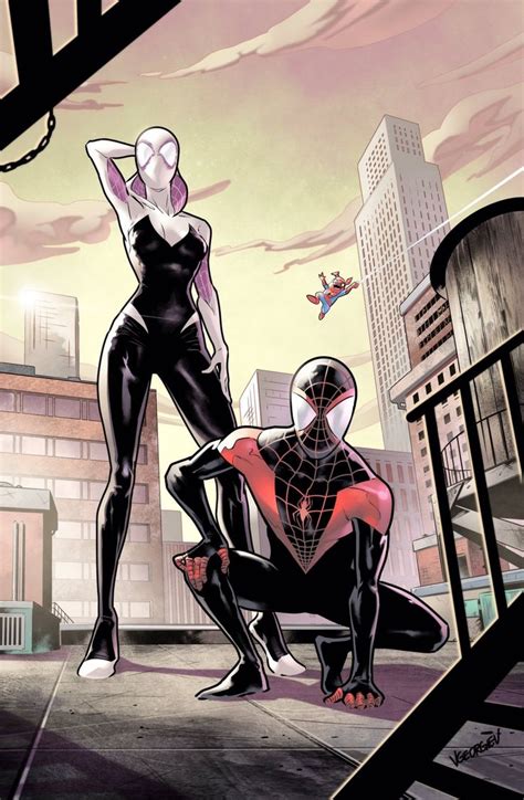 Miles And Gwen Stacy By Vasco Georgiev Comics Webcomics And Other Such Marvel Spiderman