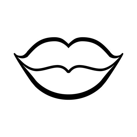 Sexy Lips Vector Icon 554943 Vector Art At Vecteezy