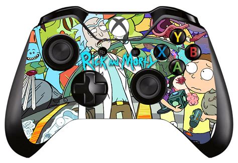 Rick And Morty Xbox One Controller Skin Sticker Decal Design 8