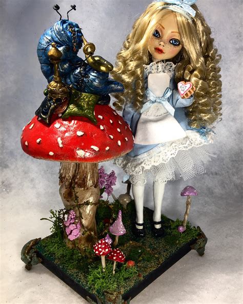 Alice In Wonderland Monster High Doll Repaint Diorama Etsy