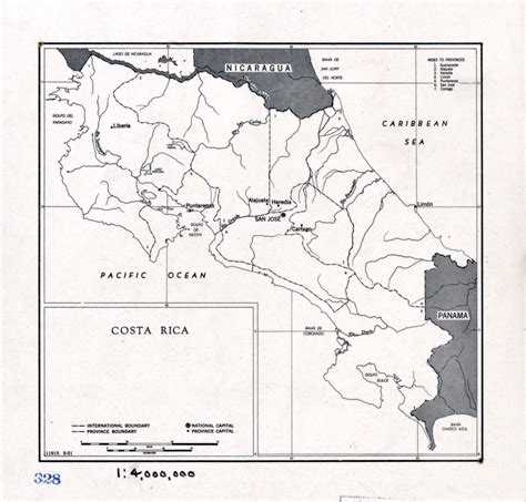 Large Detailed Political And Administrative Map Of Costa Rica With