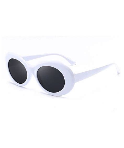 Womens Sunglasses Roundclout Goggles Bold Retro Oval Mod Thick Frame