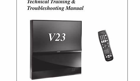 Download free pdf for Mitsubishi WS-65813 TV manual