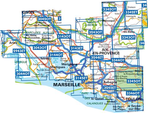 Gebruik onze kaart en locaties! Topografische kaarten - 23. Provence | Reisboekwinkel De ...