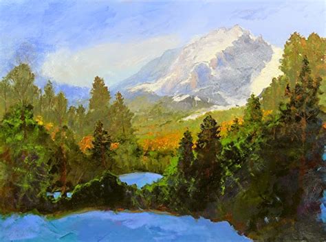 Daily Painters Of Colorado Colorado Mountain Winter Snow Landscape Oil