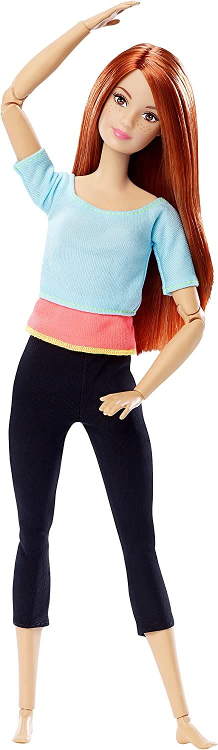 New Barbie Made To Move Doll With Blonde Brunette And Ginger Hair And Freckles Uk £3078