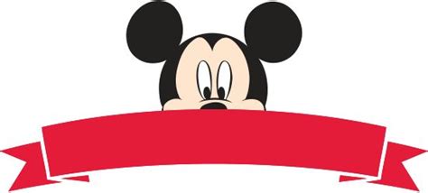 Mickey Mouse Banner Cartoon Png Download Original Size Png Image Mickey Mouse Banner
