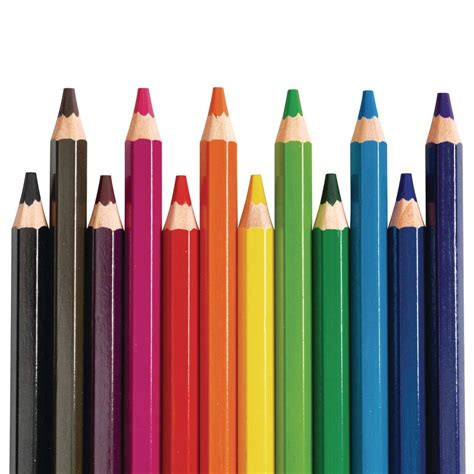 Colorations® Jumbo Colored Pencils Larger And Hexangonal Shaped For