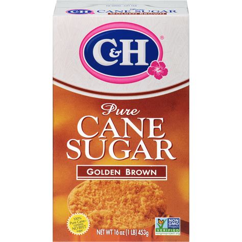 Candh Pure Cane Golden Brown Sugar 1 Lb