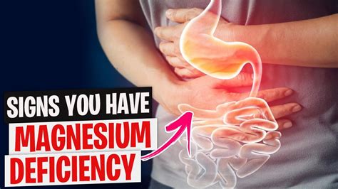 tell tale signs you have magnesium deficiency magnesium deficiency symptoms youtube