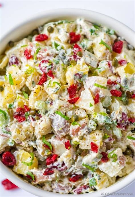 Creamy Potato Salad Without Mayo Recipe Chefdehome Com