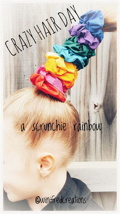 Check Out This Super Easy Girls Diy Crazy Hair Day Idea The Scrunchie