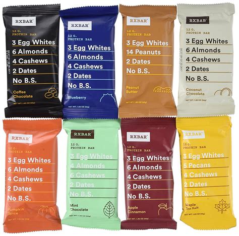 Rxbar Real Food Protein Bars Variety Pack 9 Flavors W New Maple Sea