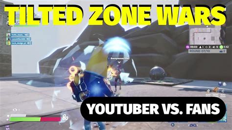 Fortnite Tilted Zone Wars Playing With Fans In Creative Fortnite