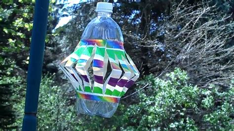 Homemade Wind Spinner From A Plastic Bottle Youtube