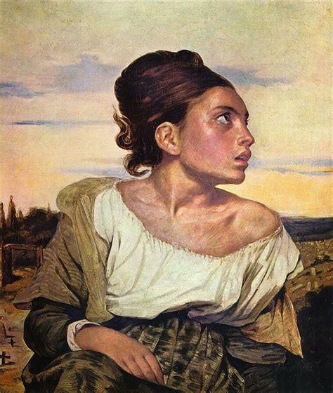Eugène Delacroix 1798 1863 Jeune Orpheline Au Cimetière 1824 Oil On