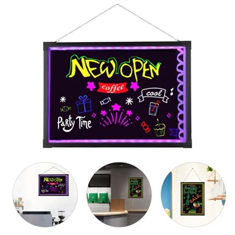 5070cm Led Message Board Restaurant Menu Sign Illuminated Neon Board