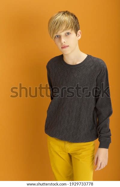 Stylish Blond Handsome Teenage Boy Stock Photo 1929733778 Shutterstock