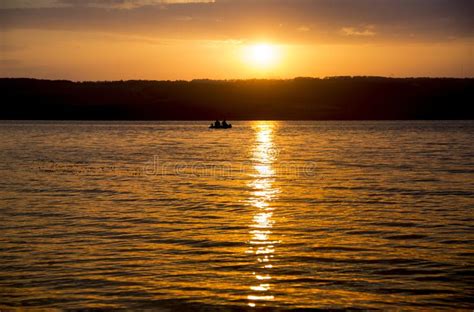 Sunset Over The Bay Stock Photo Image Of Park Beautiful 128980072