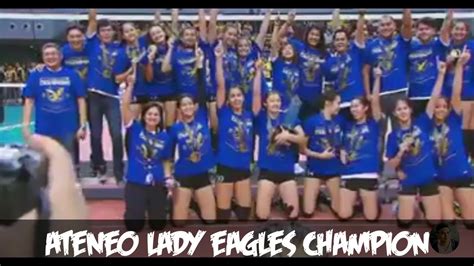 Ateneo Lady Eagles Champion May 18 2019 Youtube