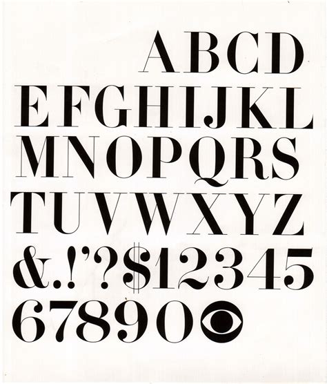 Cbs Didot Designed By Lou Dorfsman In The Early 1960s Toto Designed A
