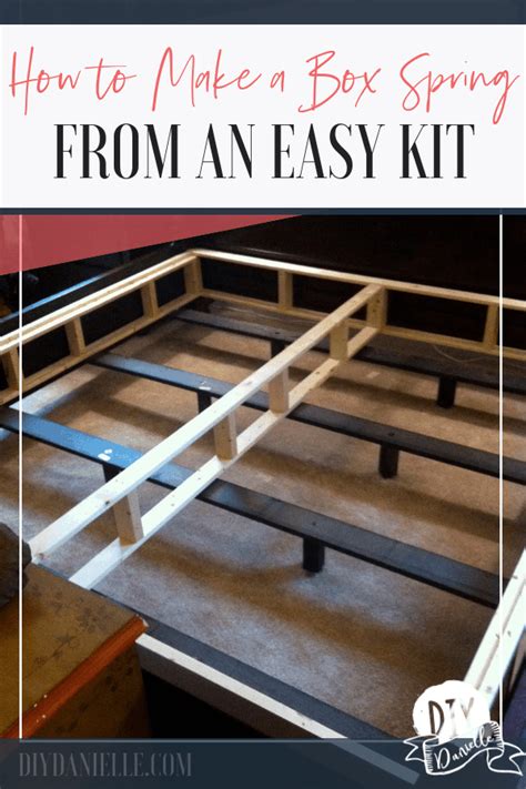 Diy Box Spring Diy Danielle