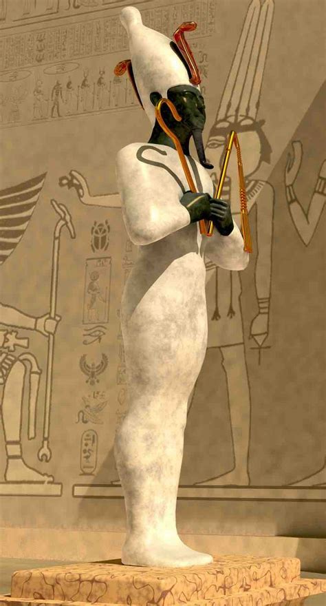 osiris is the egyptian god of the underworld ruler of the land of the dead and the afterlife