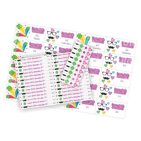 Stickers Para Cuadernos Personalizados
